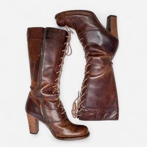 Vintage Frye Villager Lace-Up Tall Boots